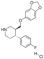 Paroxetine hydrochloride Struktur
