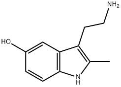 2-甲基-5-羟基色氨酸盐酸 结构式