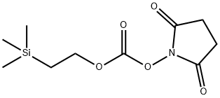 N-[2-(三甲基硅基)乙氧羰氧基]琥珀酰亚胺 结构式
