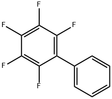 2,3,4,5,6-ペンタフルオロビフェニル 化学構造式