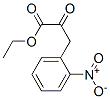 α-オキソ-2-ニトロベンゼンプロピオン酸エチル 化学構造式