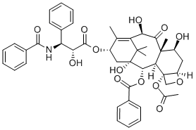 10-脱乙酰基紫杉醇, 78432-77-6, 结构式