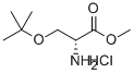 O-tert-Butyl-D-serine methyl ester hydrochloride Structure