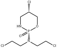2H-1,3,2-Oxazaphosphorine, tetrahydro-2-(bis(2-chloroethyl)amino)-5-ch loro-, 2-oxide, (Z)- Structure