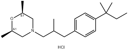 盐酸阿莫洛芬, 78613-38-4, 结构式