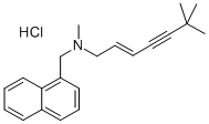 Terbinafine Hydrochloride Struktur