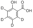 水杨酸-D4 结构式