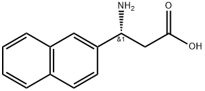 (R)-3-Amino-3-(2-naphthyl)-propionic acid Struktur