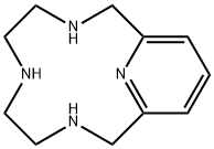 1,4,7,10-四氮杂-2,6-吡啶环蕃, 78668-34-5, 结构式