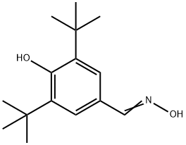 4-ヒドロキシ-3,5-ジ-tert-ブチルベンズアルデヒドオキシム 化学構造式