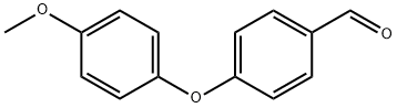 4-(4-METHOXYPHENOXY)BENZALDEHYDE  97 Structure