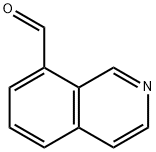 ISOQUINOLINE-8-CARBALDEHYDE 结构式