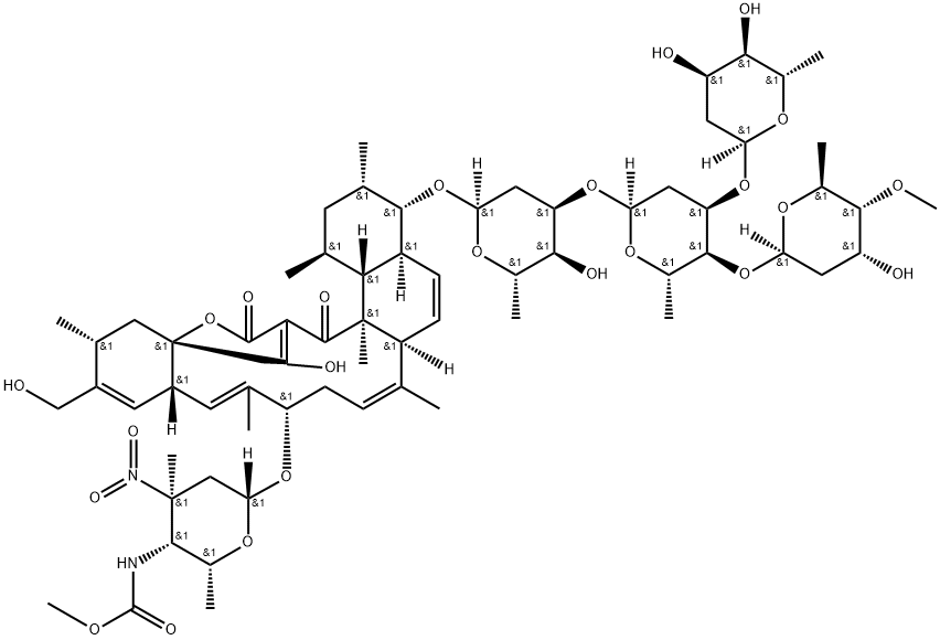 kijanimicin, 78798-08-0, 结构式