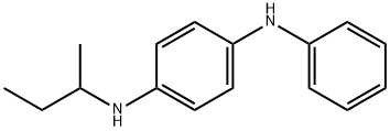 N-sec-ブチル-N'-フェニル-1,4-ベンゼンジアミン 化学構造式