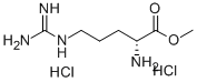 D-精氨酸甲酯盐酸盐 结构式