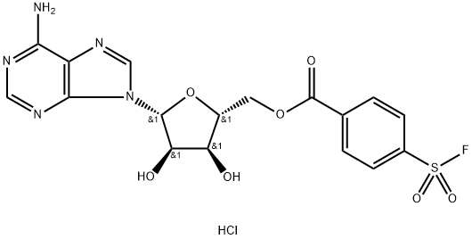 4-(フルオロスルホニル)安息香酸5'-アデノシル 化学構造式