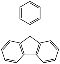 9-フェニル-9H-フルオレン 化学構造式