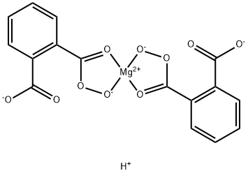 モノペルオキシフタル酸 マグネシウム 六水和物 化学構造式