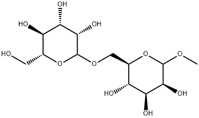 METHYL 6-O-(ALPHA-D-MANNOPYRANOSYL)-ALPHA-D-MANNOPYRANOSIDE Struktur