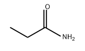 プロピオン酸アミド 化学構造式