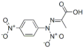 2-(2,4-Dinitrophenylhydrazono)propionic acid Struktur