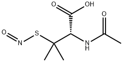 S-ニトロソ-N-アセチルペニシラミン 化学構造式