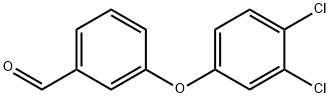 3-(3,4-ジクロロフェノキシ)ベンズアルデヒド 化学構造式