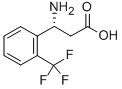 (R)-3-氨基-3-(2-(三氟甲基)苯基)丙酸 结构式