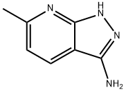 6-甲基-1H-吡唑并[3,4-B]吡啶-3-胺, 79173-38-9, 结构式