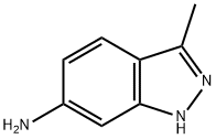 3-甲基-6-氨基吲唑, 79173-62-9, 结构式