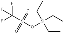 Triethylsilyl trifluoromethanesulfonate Struktur