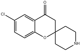SPIRO[2H-1-BENZOPYRAN-2,4'-PIPERIDIN]-4(3H)-ONE, 6-CHLORO- Structure