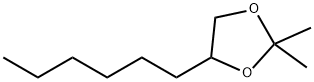 2,2-Dimethyl-4-hexyl-1,3-dioxolane 结构式