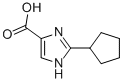 1H-Imidazole-4-carboxylic  acid,  2-cyclopentyl-  (9CI) Structure