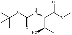 Methyl N-(tert-butoxycarbonyl)-L-threoninate Structure
