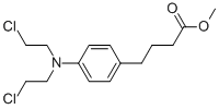 METHYL 4-(4-(BIS(2-CHLOROETHYL)AMINO)PHENYL)BUTYRATE Struktur