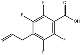 4-ALLYL-2,3,5,6-TETRAFLUOROBENZOIC ACID Struktur