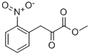 2-ニトロ-α-オキソベンゼンプロパン酸メチル 化学構造式