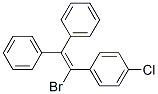 1-(1-bromo-2,2-diphenyl-ethenyl)-4-chloro-benzene Struktur