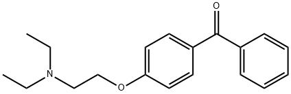 4-[2 -(二乙氨基)乙氧基]苯甲酮, 796-77-0, 结构式