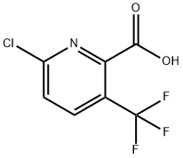 6-Chloro-3-(trifluoromethyl)pyridine-2-carboxylic acid Structure