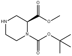 (S)-1-BOC-2-哌嗪甲酸甲酯, 796096-64-5, 结构式