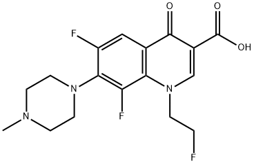 Fleroxacin Struktur