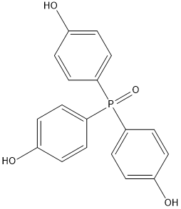 三(4-羟基苯基)氧化膦, 797-71-7, 结构式