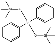 3,3-DIPHENYLHEXAMETHYLTRISILOXANE Struktur