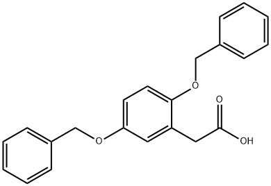 2,5-DIBENZYLOXYPHENYLACETIC ACID Structure