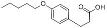 3-(4-(PENTYLOXY)PHENYL)PROPANOIC ACID 结构式