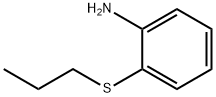 2-(プロピルチオ)アニリン 化学構造式