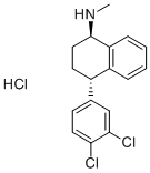 (1R,4S)-セルトラリン塩酸塩 化学構造式