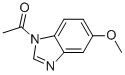 1H-BENZIMIDAZOLE, 1-ACETYL-5-METHOXY- Structure